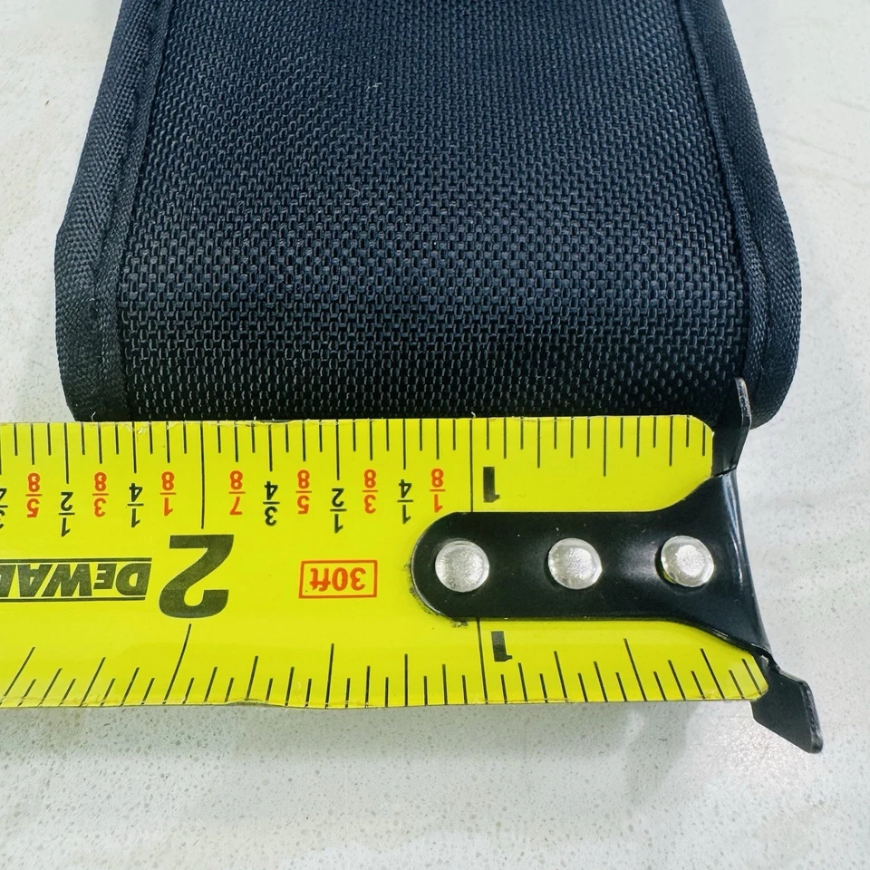 Original Toshiba Compacto Cámara Digital Cinturón Estuche Bolsa Negro Nylon - LEER Foto 4 de 4