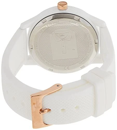 Reloj con correa de silicona blanca para hombre y mujer Lacoste 2001183 Foto 2 de 4