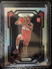 2023-24 Prizm Bilal Coulibaly #153 Silver Prizm RC Rookie Washington Wizards