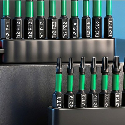 Magnetbohrer Magnetspitzen hochfest legierter Stahl Sechskant-Bits enthalten