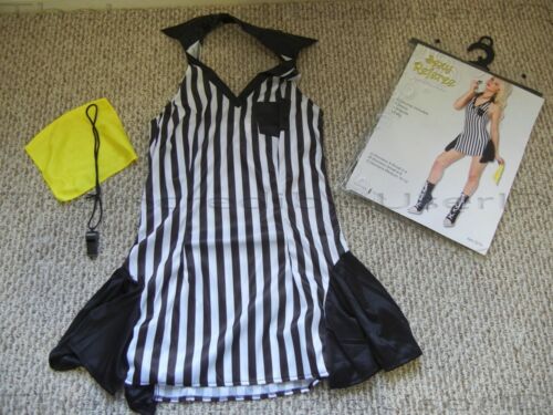 Sexy Ref Referee Womens Halloween Costume Dress Skirt Hot Extra Small XS S TASTY - Picture 1 of 5