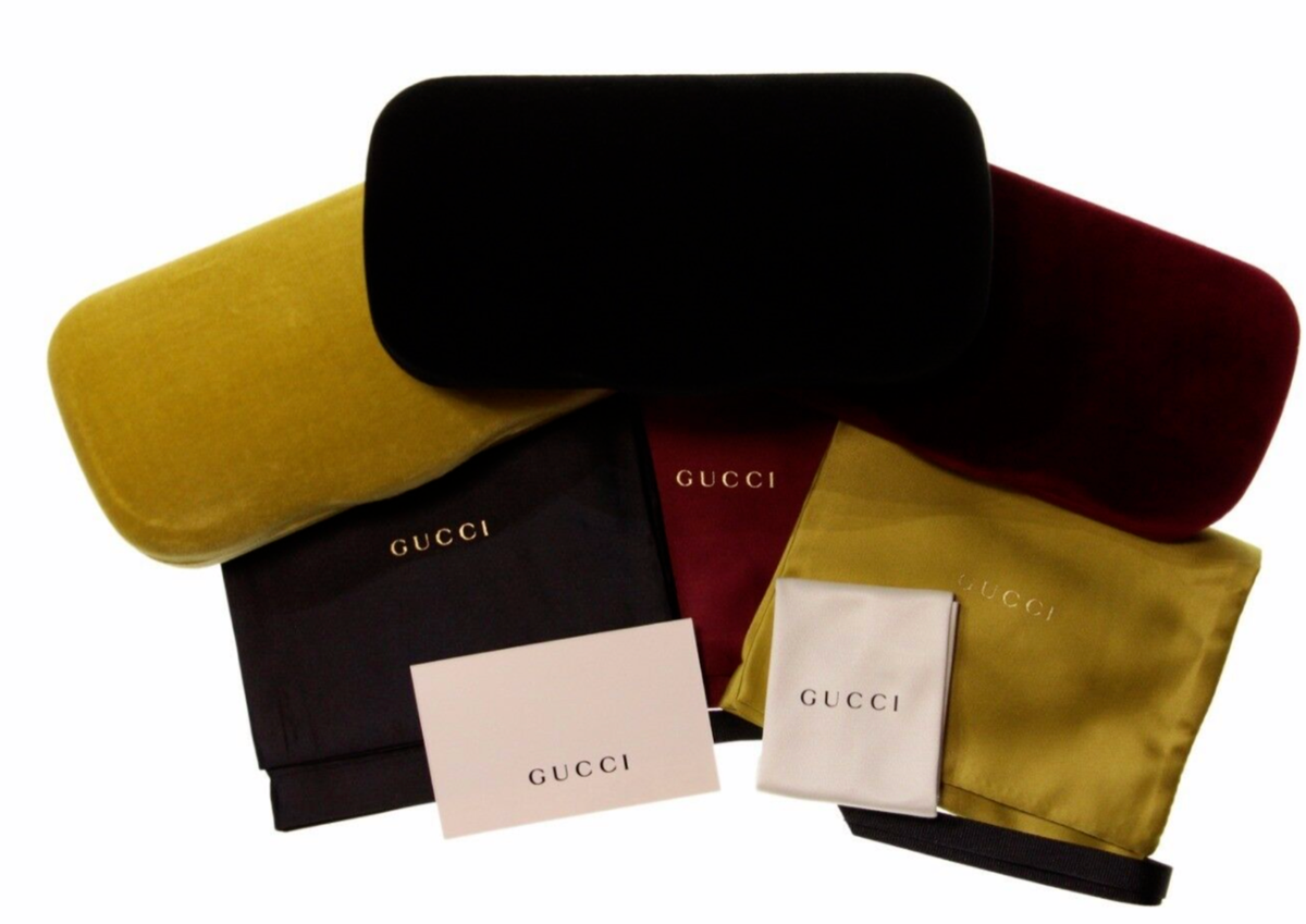 New GUCCI Sunglasses GG1022S 005 54-23 140 Black Frames 