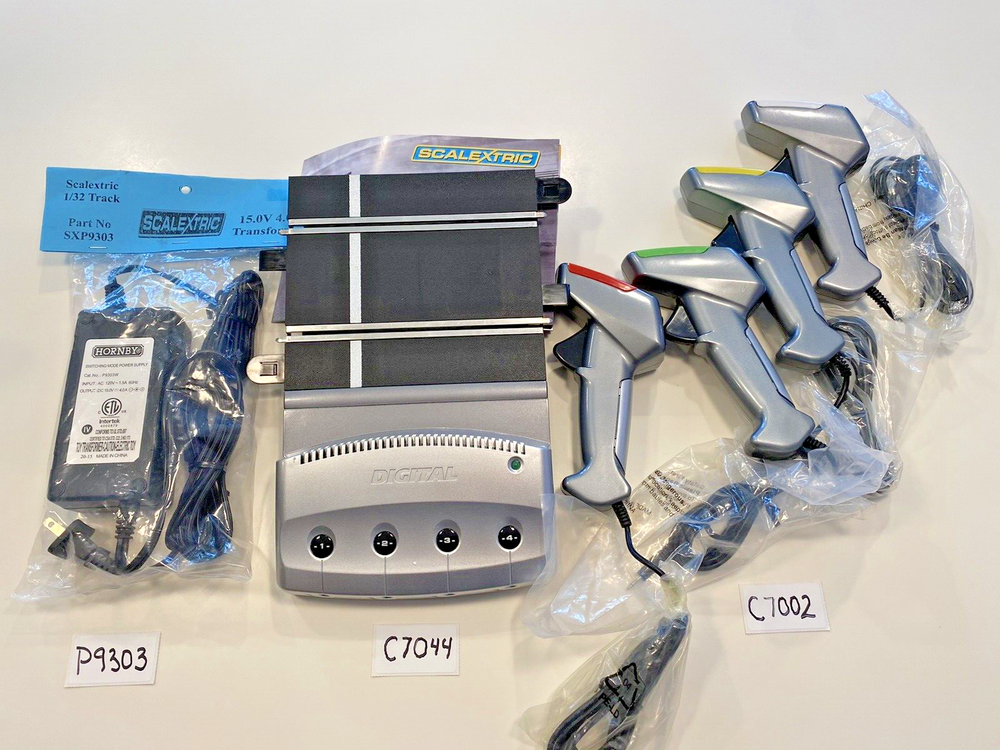 Scalextric Digital 4 Car Start Kit with 4 Controllers 1/32 Scale
