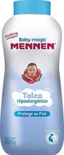 Talco Para Bebé. Mennen Baby Magic, Azul , Hipoalergénico. Protege Su Piel 200G.