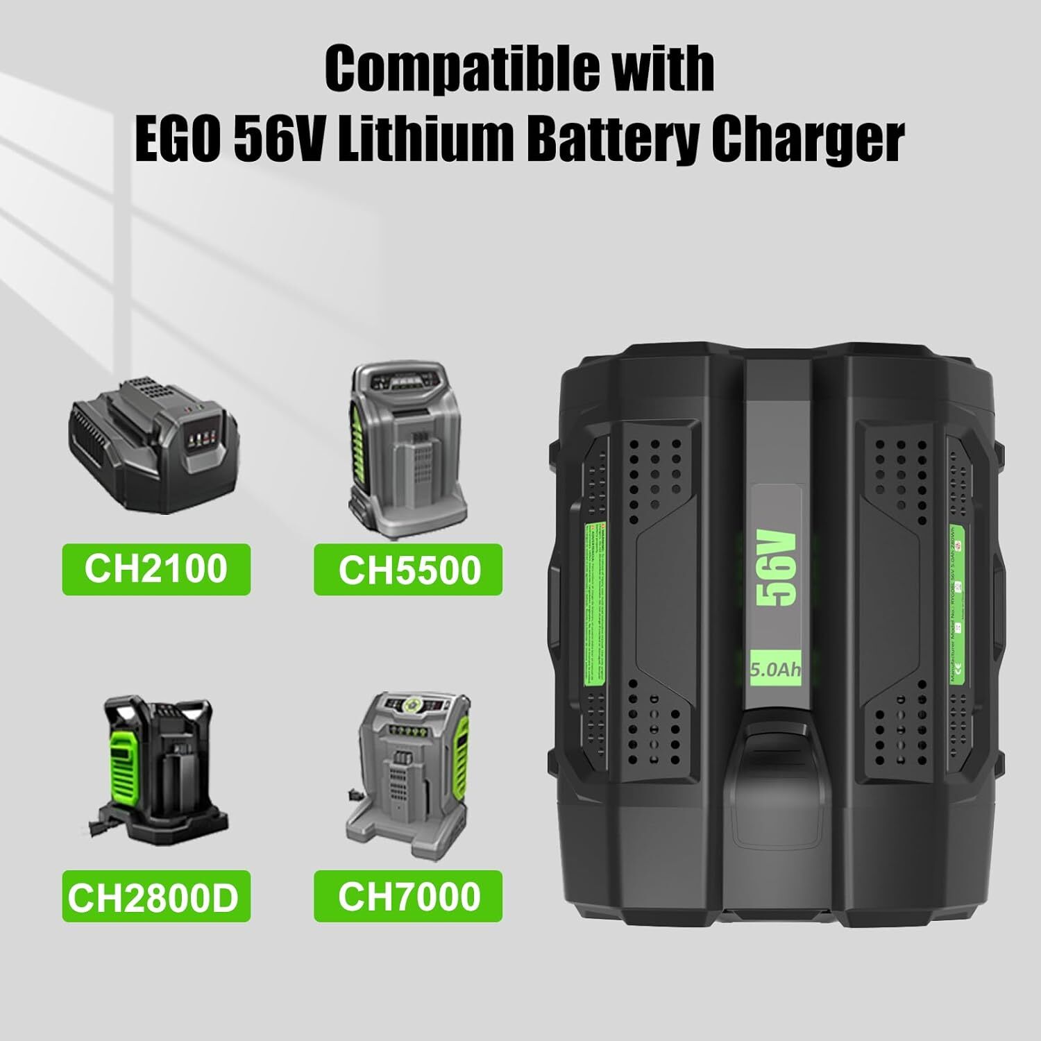 For EGO 56Volt BA2800T Lithium-Ion Power Battery 7.5Ah BA2800 BA4200 BA5600T NEW