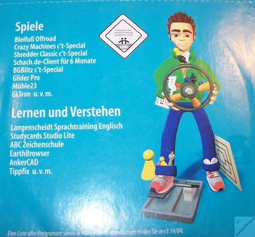 Heft- CD c't Software Kollektion 4 14/2004 Server Internet Mediacenter ct _c2 - 第 4/4 張圖片