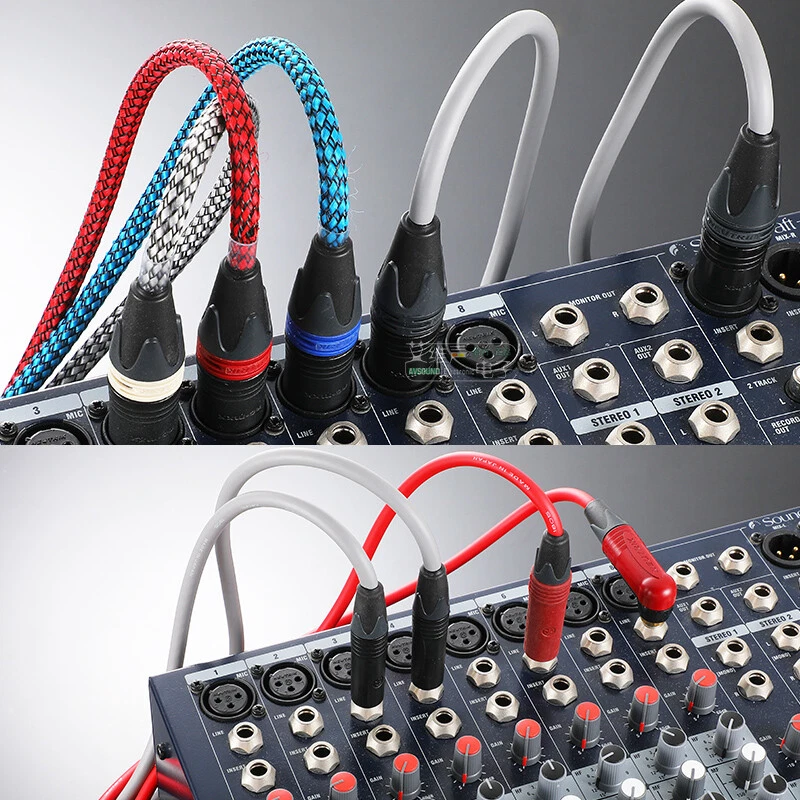 1M Audio Lead Speaker Cable Audio Wire Microphone Audio Car Stereo Speaker Wire - Image 2 of 4