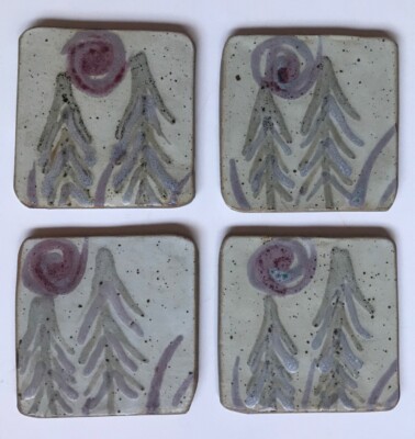 SWICK KLICKITAT - PACIFIC NORTH WEST STUDIO ART POTTERY Coasters Coaster