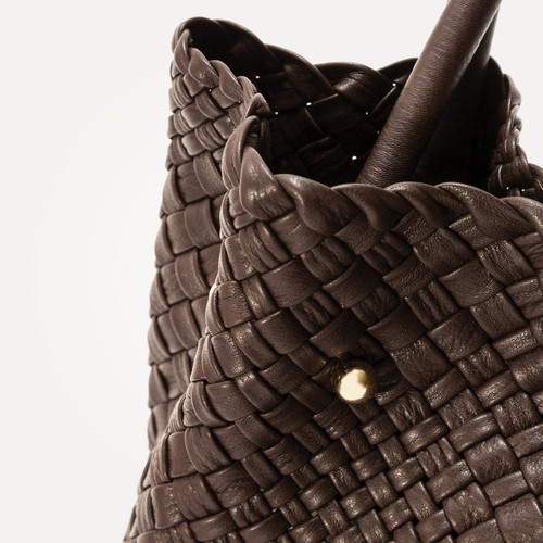 Italian Leather Handbag Perfect for Daily Use New With Tags Dark Brown Dust Bag - Picture 3 of 8