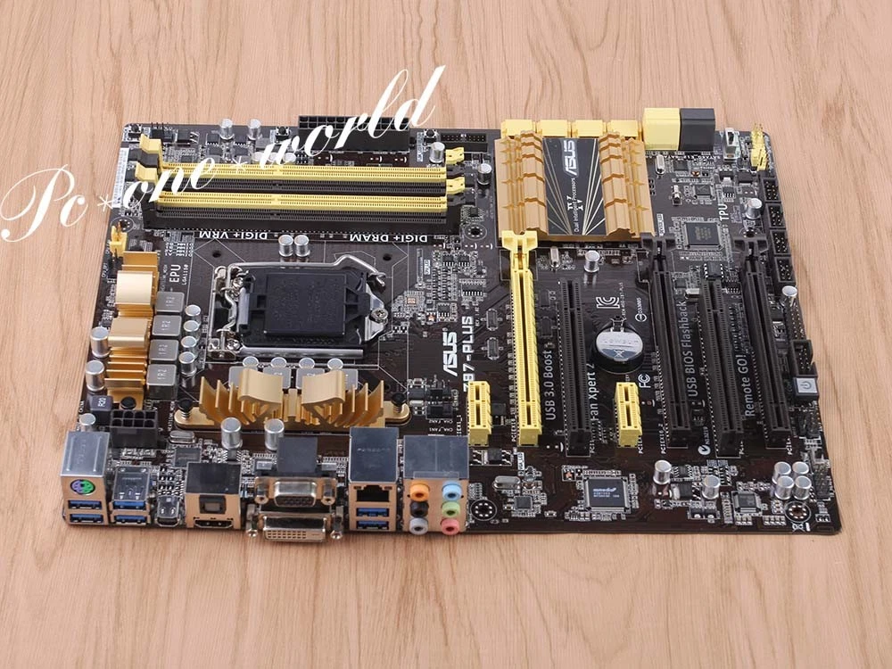ASUS Z87-PLUS Motherboard LGA 1150 DDR3 ATX DVI HDMI USB3.0 Intel.