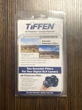 New Tiffen 77mm Twin Pack Filter UV Protector & Circular Polarizer Made In USA