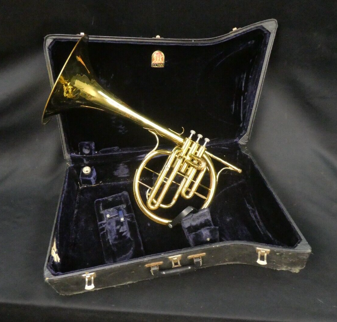 Vintage Conn 16E Marching Mellophone Horn eBay