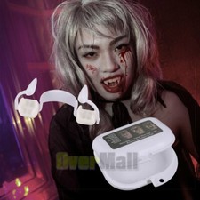 Retractable Vampire Teeth Halloween Cosplay Makeup Zombie Teeth Horrific Fangs