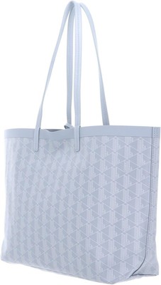 Lacoste] Jelly Coated Canvas Medium Tote Bag NF4344ZE Light Gray 