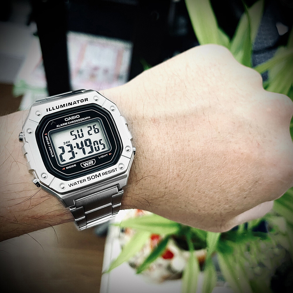 Casio Men's Classic Digital Quartz Resin/Stainless Steel Watch W218HD-1AV  for sale online | eBay