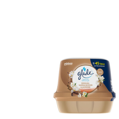 Glade Gäste-WC Badezimmer Duftgel Sensual Sandalwood & Jasmine 45 Tage Duft