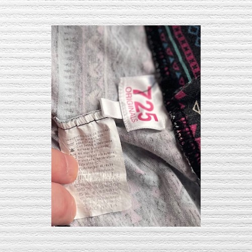 725 Originals Girls Southwest Print Capri Leggings Multicolor on Gray Size 14 - Picture 12 of 12