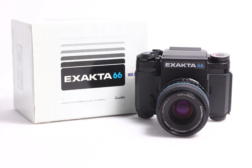 Exakta 66 Body + Schneider Kreuznach Xenotar MF 2,8/80 Lens - Bild 2 von 4