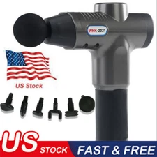 2022 Speed Massage Gun Percussion Massager Deep Tissue Muscle Vibrating Relaxing