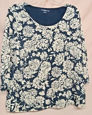 Women's Croft & Barrow Lot of 4 Multiple Colors Long/3/4 & Short Sleeve Sizes XL