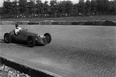 David Murray in a Maserati 4CLT 48 1949 Motor Racing Old Photo 3