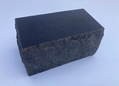 Granite Custom Engraved Footstone Cemetery Funeral Black 4x8x4''