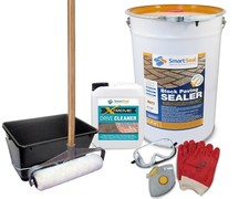SmartSeal Block Paving Driveway Sealer & Cleaner Full Professional DIY Kit