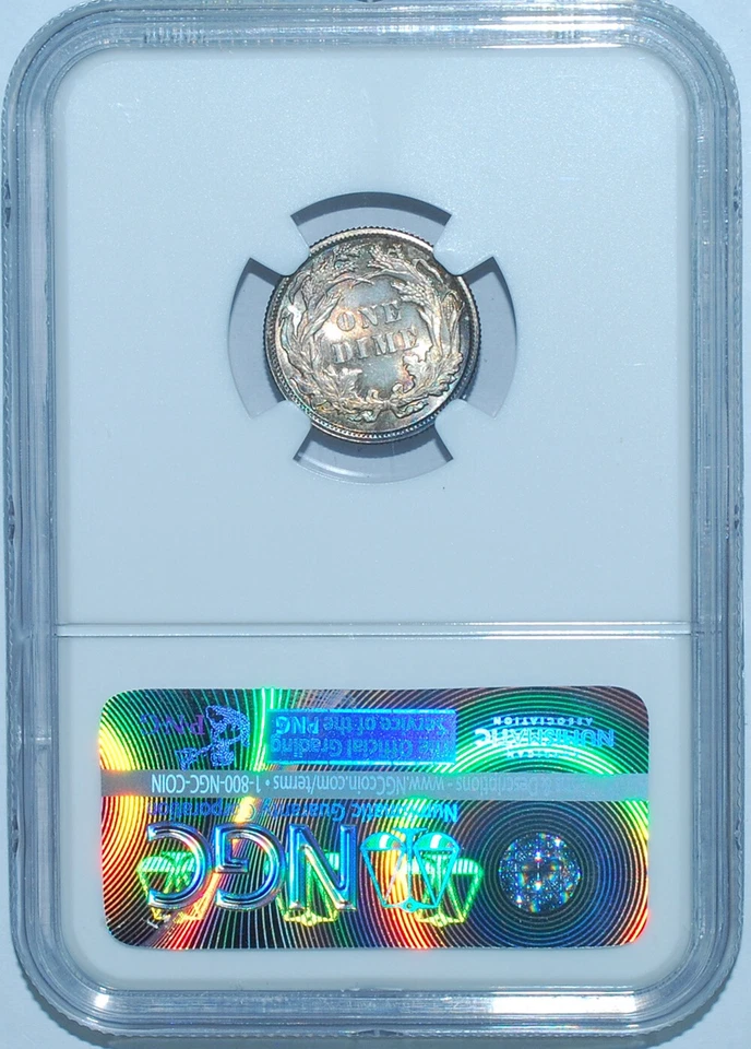 1887 P NGC MS65+ Liberty Seated Dime - Image 2 of 2