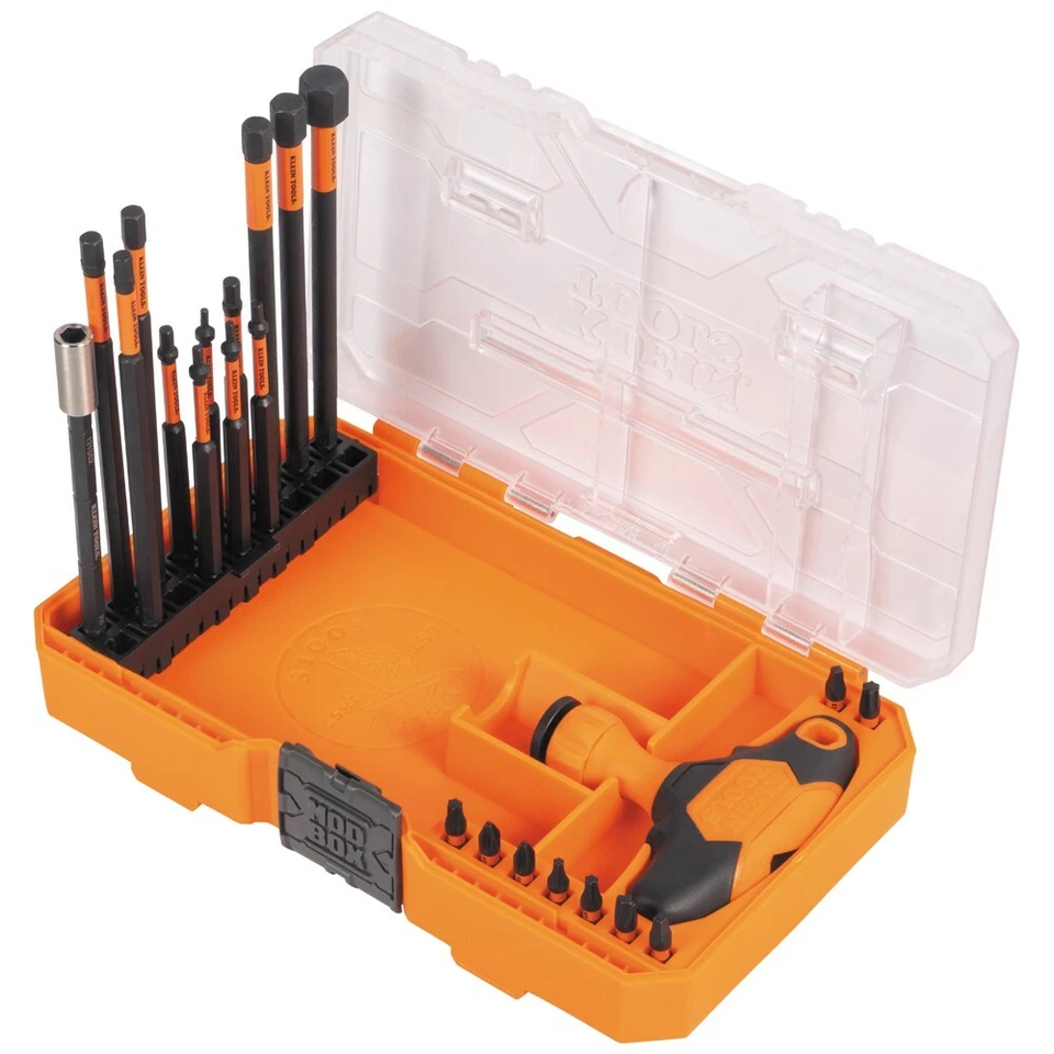 Klein Tools 33804 ProFlex Impact-Rated Multiple Ratcheting T-Handle Set, 23 Pc. - Image 4 of 4