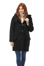 Original Montgomery Women's Classic Fit Duffle Coat With Horn Toggles - Charcoal