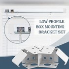 Classic White Head Track End Cover Holder Perfect for Any Curtain Style