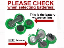 Replacement Rechargeable NiMH Batteries for TV Ears 5.0 DIGITAL Headset