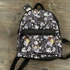 Bioworld Disney Nightmare Before Christmas Mini Purse Backpack Jack Sally