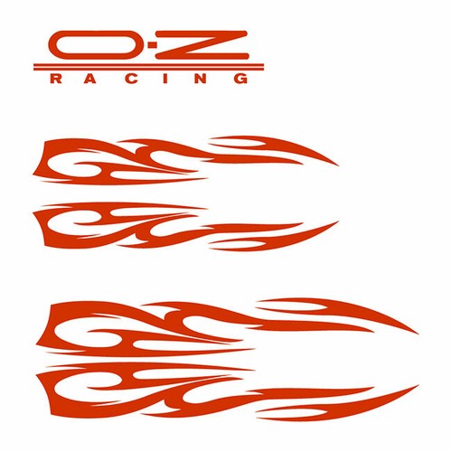 Automotive 5pc OZ Style Racing Decal Set Multiple color Made n USA - 第 23/56 張圖片