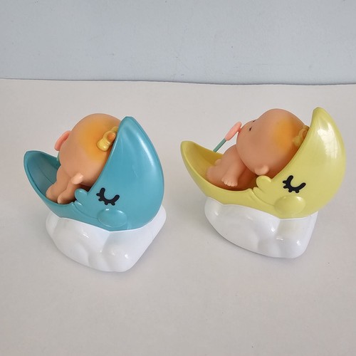 Vintage Pipi Baby Tinkle Tots Lullaby Moon Tomy / Set of 2 / Lollipop Accessory - Picture 4 of 15