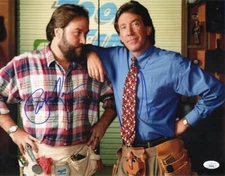 TIM ALLEN & RICHARD KARN Authentic Signed HOME IMPROVEMENT 8x10 Photo (JSA COA)