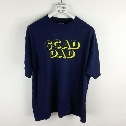 CHAMPION SCAD DAD T SHIRT MENS XXL BLUE 