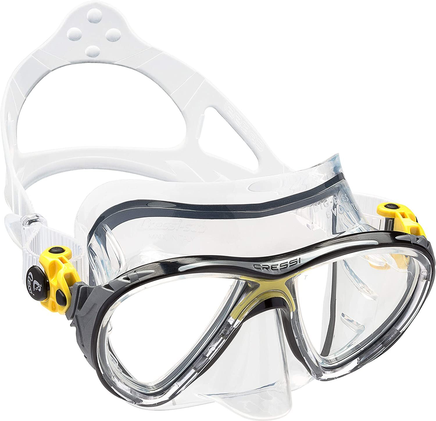 Cressi Big Eyes Evolution amarillo/negro/claro
