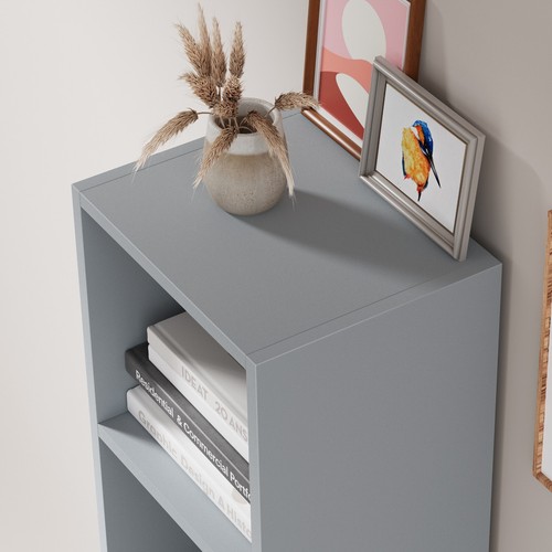 2 3 4 5 Tier Wooden Bookcase Cube Storage Unit Book Shelf Display Shelving Stand - Picture 26 of 170