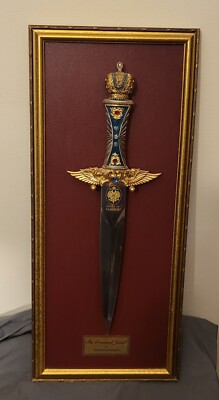 Franklin Mint Dagger House of Faberge The Crowned Jewel Limited Edition Dagger
