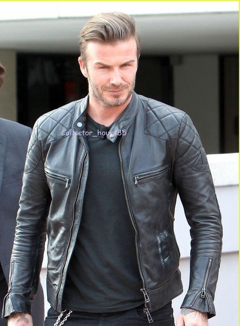 Men Jacket Genuine Pure Black Lambskin 