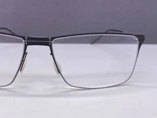 Markus T Eyeglasses Frames men woman Grey Silver Titanium Full Rim Hyperion Np