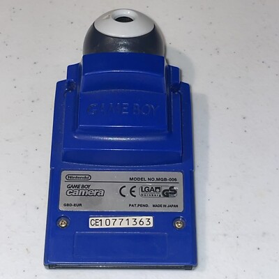 GameBoy GB Pocket Camera MGB-006 Tested Blue Pictures SAVE Works Region Free!