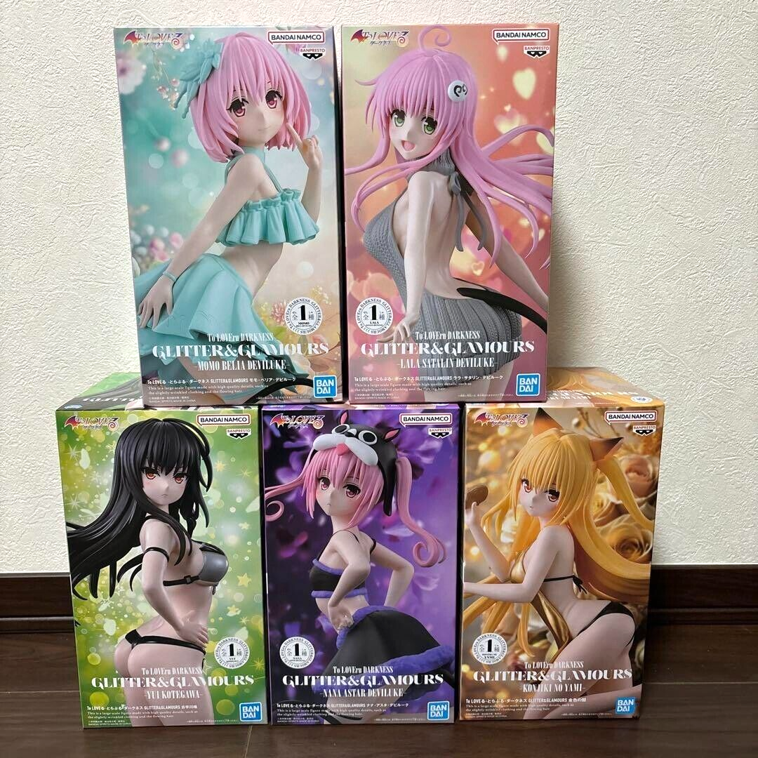 To Love Ru Darkness GLITTER & GLAMOURS Figure Nana Yami Yui Lala