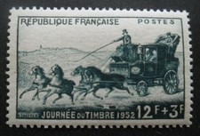 FRANCE-1952-Journée du timbre N°919 neuf ** luxe