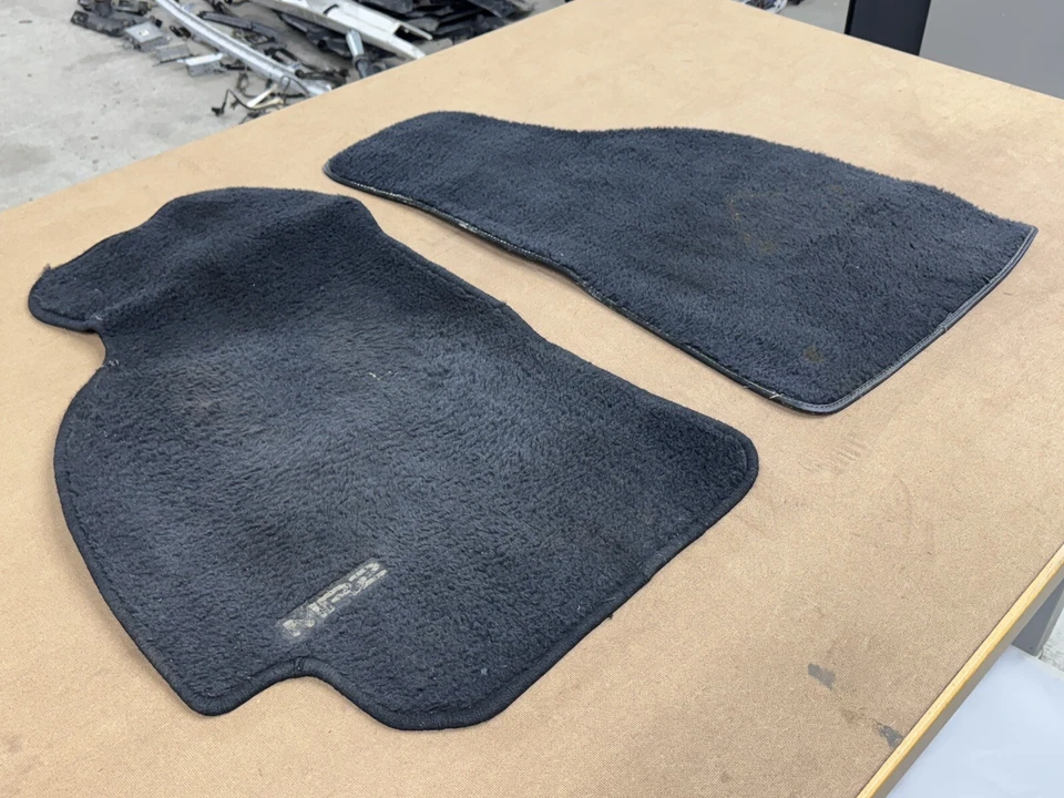 Toyota MR2 SW20 1991-95 Gen 2 OEM alfombras negras par conductor pasajero Foto 3 de 4