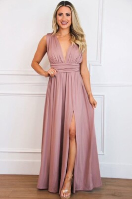 Tobi Midi Dress Womens M Mauve Party Event Dance Homecoming Fairygrunge  Ballet | eBay