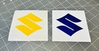 One Suzuki "S" Vinyl Decal Many Szs & Colors Dr Rm Quadracer Ltr Ltz Gixxer Gsx