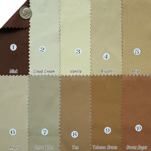 DOUBLE SIDE POLYESTER DUAL SKIN ULTRASUEDE DOESKIN CLOTHES JACKETS APPARELS 54'W - Picture 40 of 363
