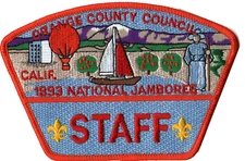 1993 Jamboree Orange County Council CA JSP Orange Bdr (AR1750)